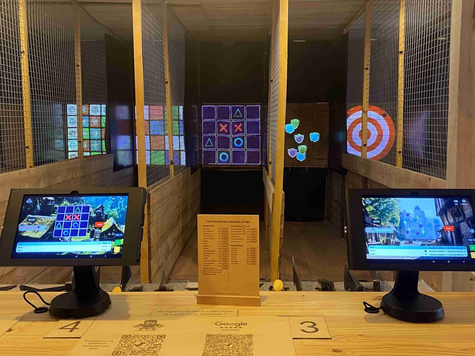 Digital Axe Throwing en action